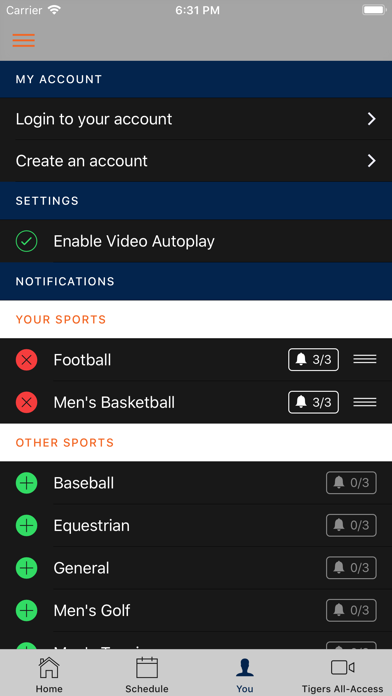 Auburn Athletics screenshot 3