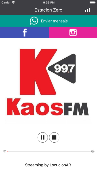 How to cancel & delete Fm Kaos 99.7 from iphone & ipad 2