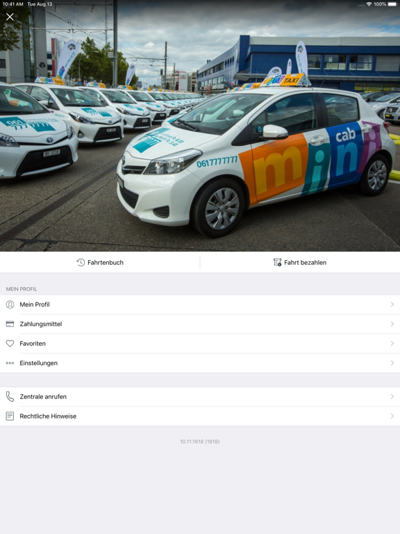 mini-cab AG, Basel screenshot 3