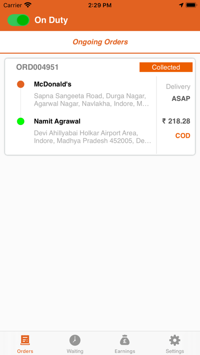 How to cancel & delete FoodOrder Driver from iphone & ipad 3