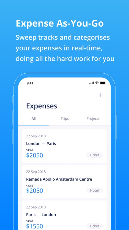 Sweep Expenses