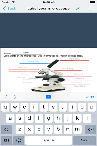 GoWorksheet - náhled