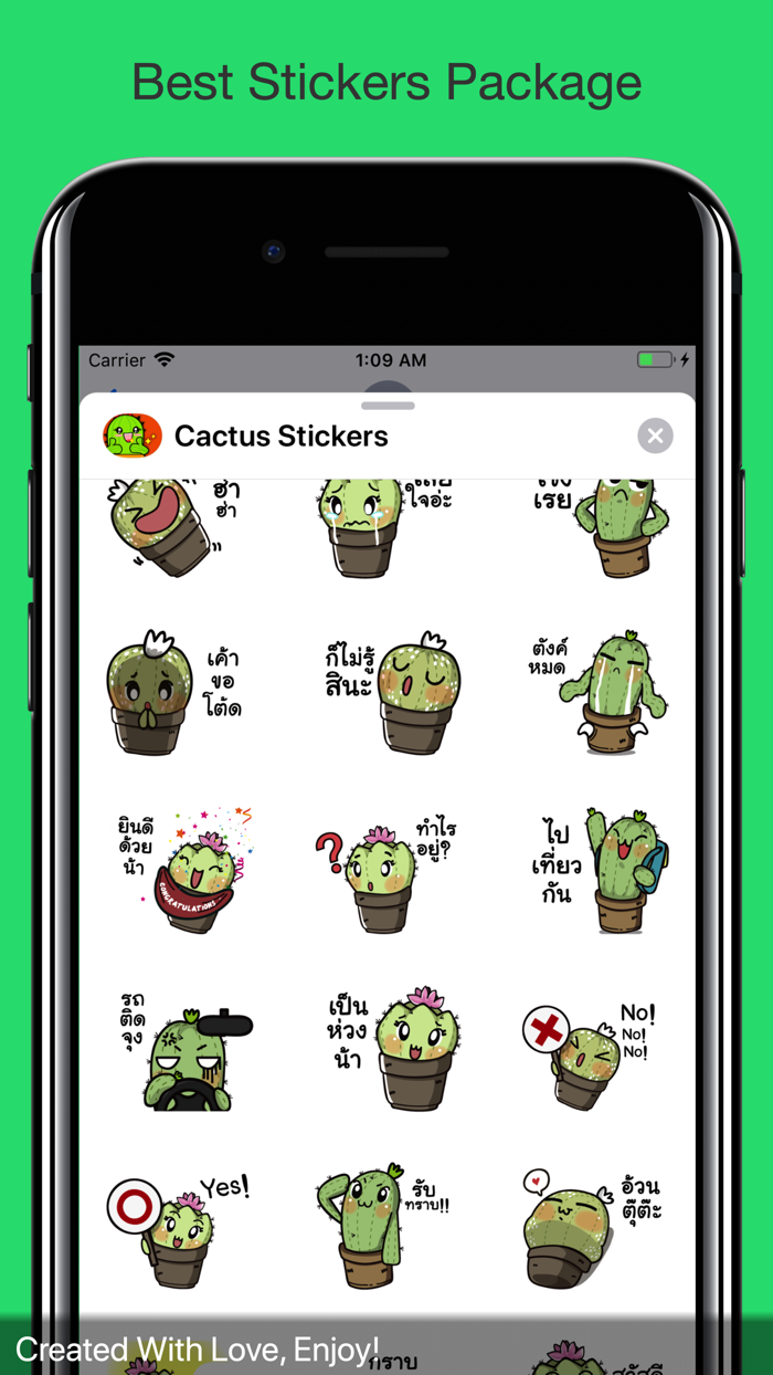 Cactus Animated Stickers