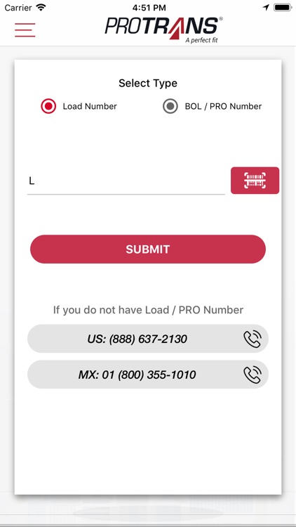 Protrans Driver App