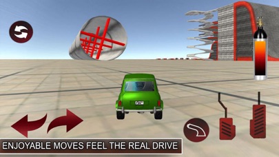 Crazy Car Obstacle Challenge screenshot 2
