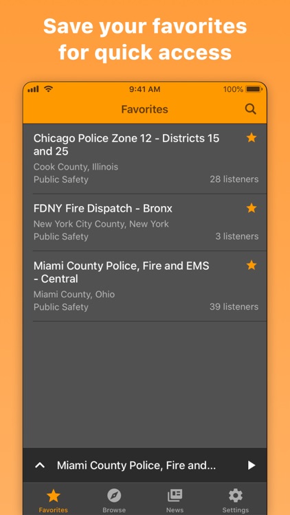 Police Scanner Radio & Fire screenshot-3