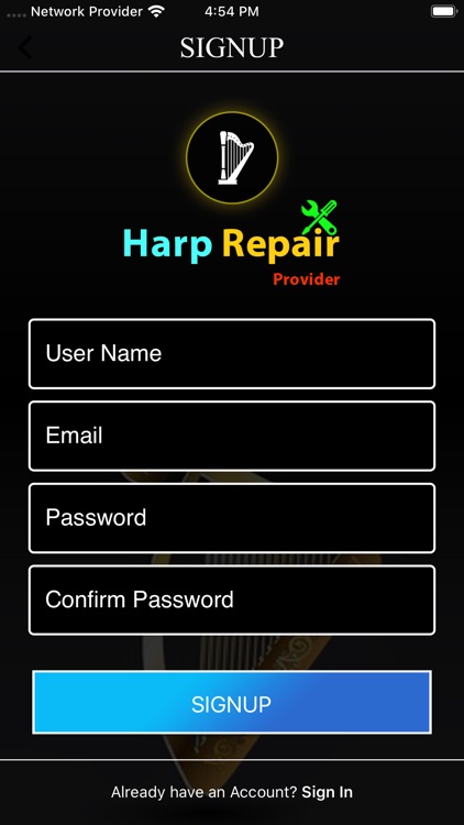 Harp Repair Provider