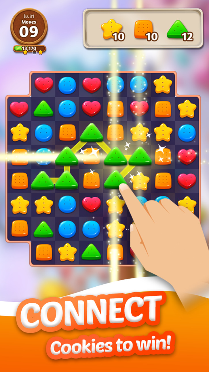 Cookie Crunch: Link Match Hack screenshot 2 - iOS game interface