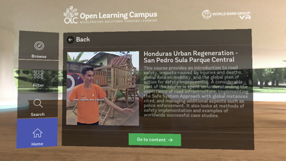 WBG Open Learning Campus VR screenshot 2