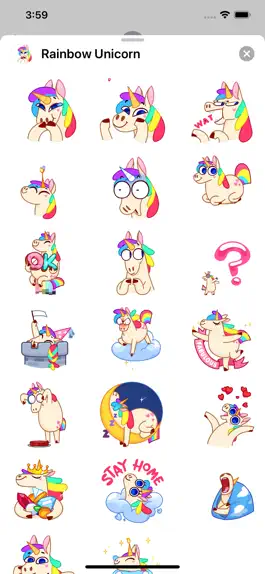 Game screenshot Unicorn Rainbow Animated hack