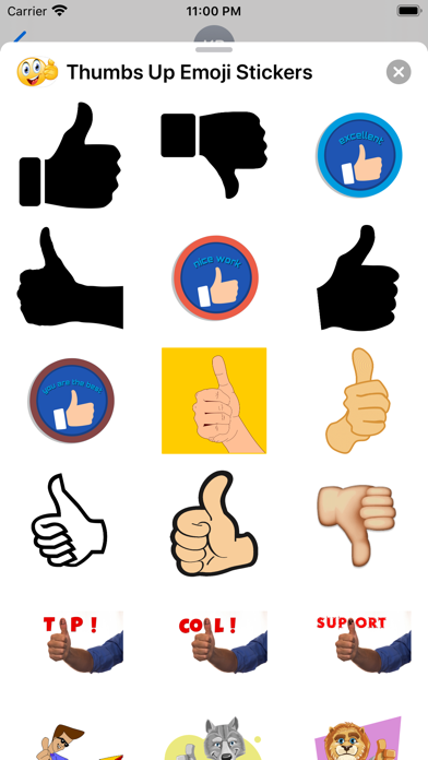 Thumbs Up Emoji Stickers screenshot 3