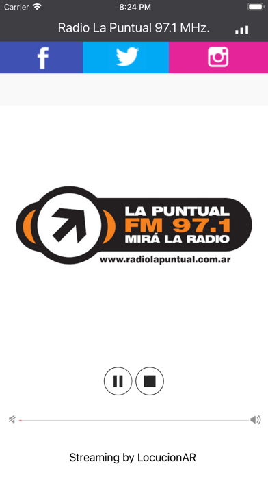Radio La Puntual 97.1 MHz. screenshot 2
