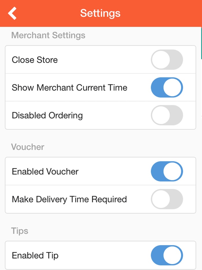 Love Eatery Merchant App