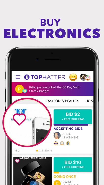 Tophatter: Win Fun Discounts screenshot-4