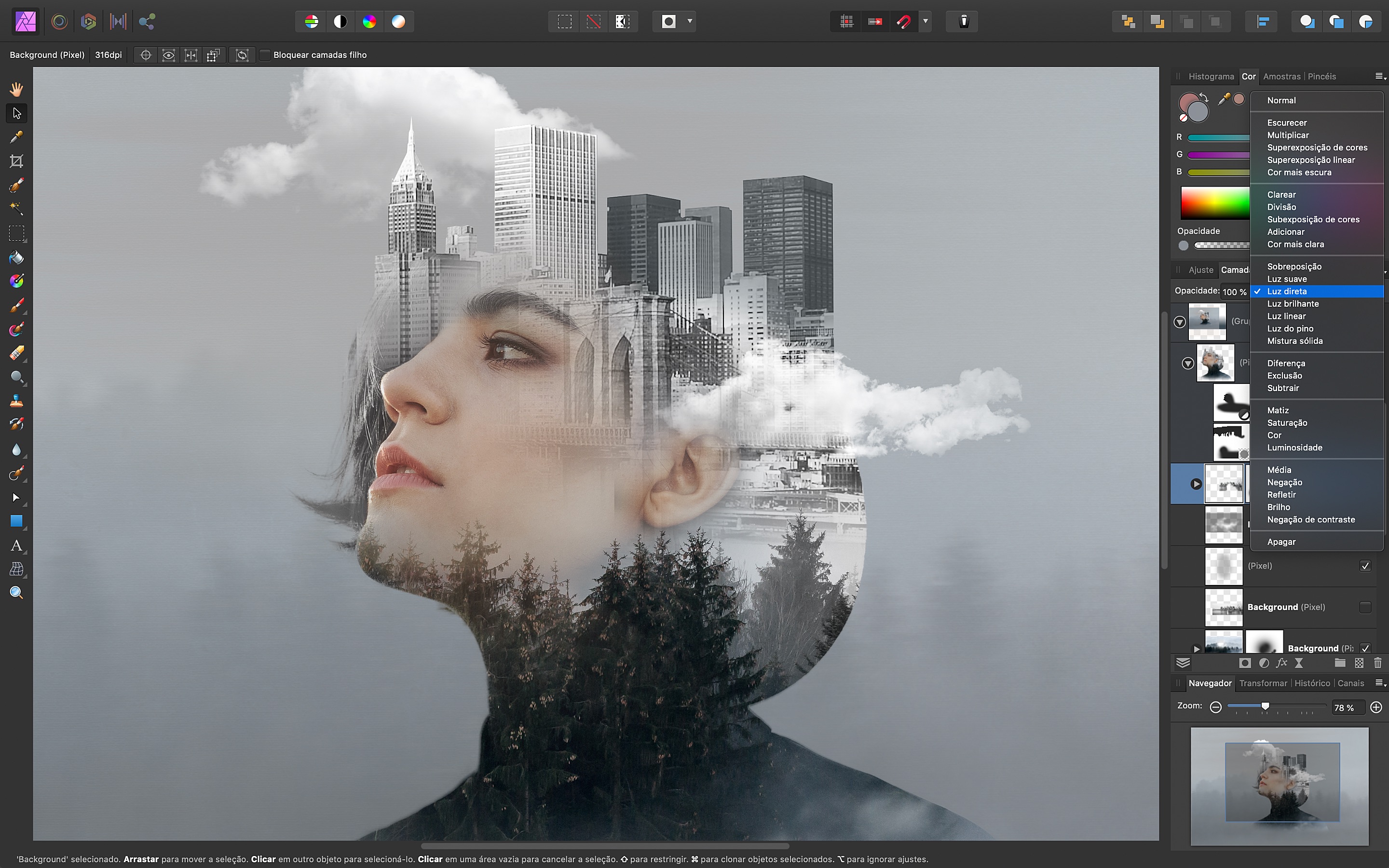 Screenshot do app Affinity Photo