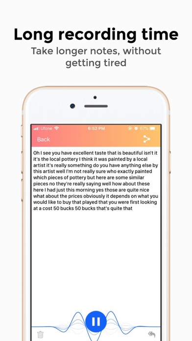 Speak to Type - Notes app screenshot 2