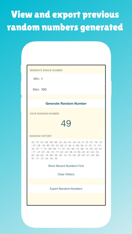 Fast Random Number Generator screenshot-3