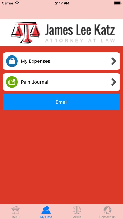 James Lee Katz Injury App