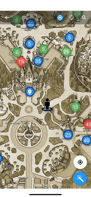 Merlin's Map for Disneyland