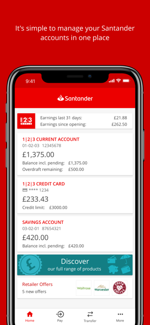 Santander aplikacja ios