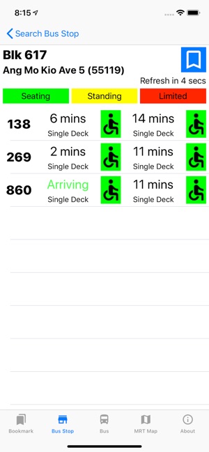 SG Bus Arrival and Information(圖3)-速報App