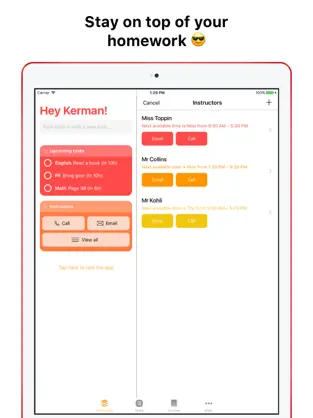 Screenshot 1 The Homework App iphone