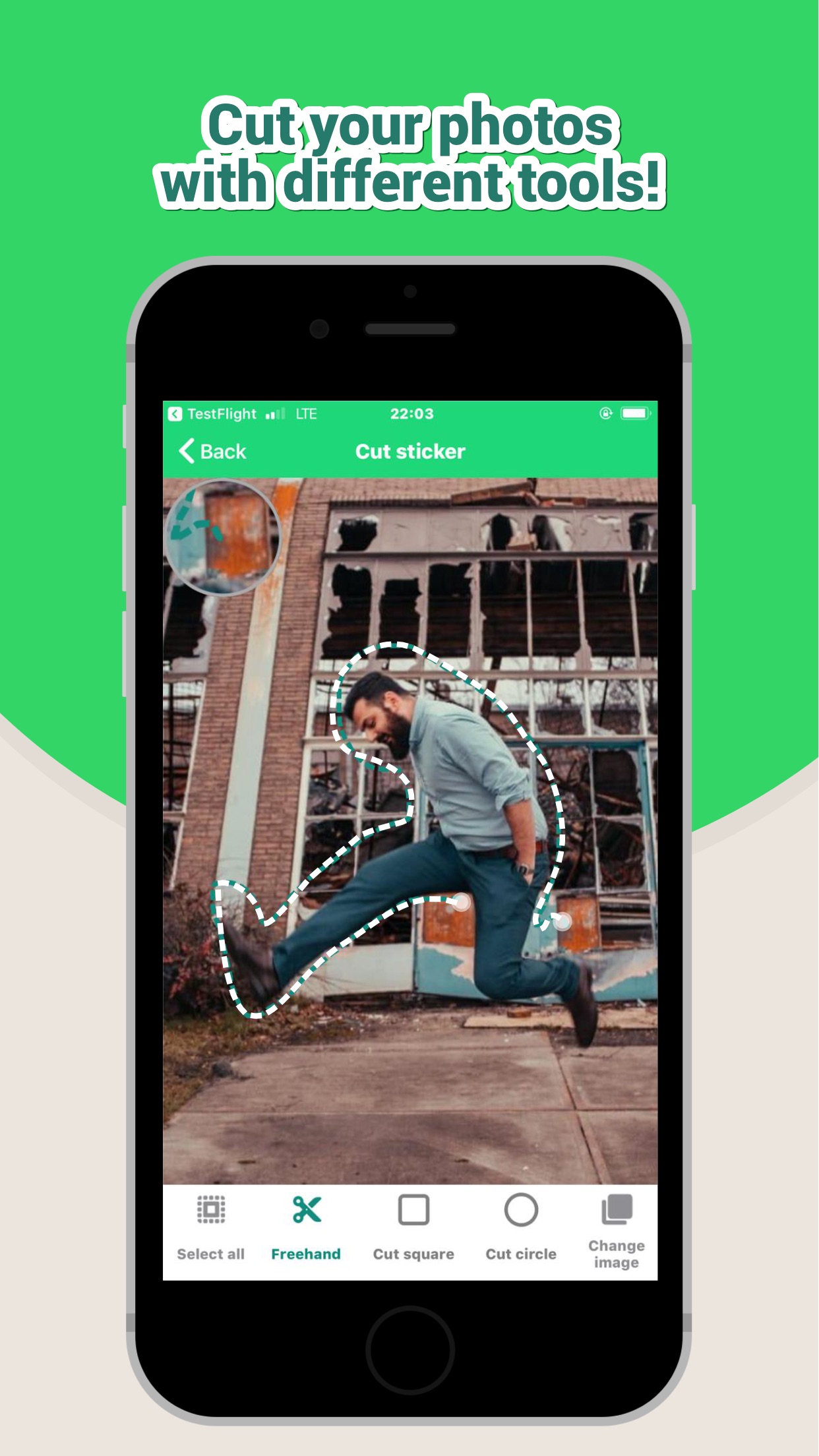 Screenshot do app Sticker Maker Studio