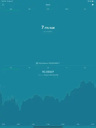 Captura 1 LOBSTR Stellar Lumens Wallet iphone