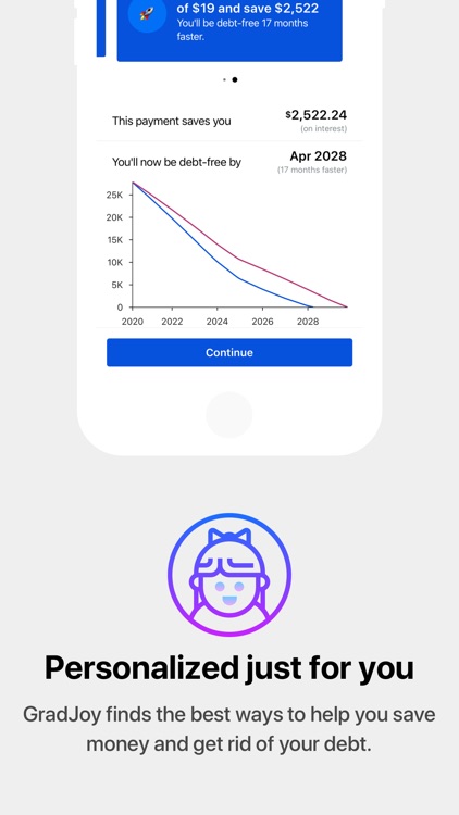 GradJoy: Pay Off Student Loans screenshot-3