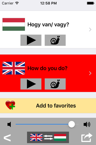 Hungarian Travel Phrasebook screenshot 3