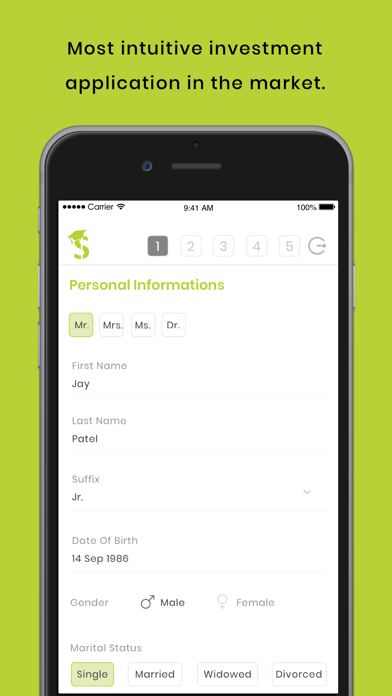 SLR67 Investment App by Wefea screenshot 2