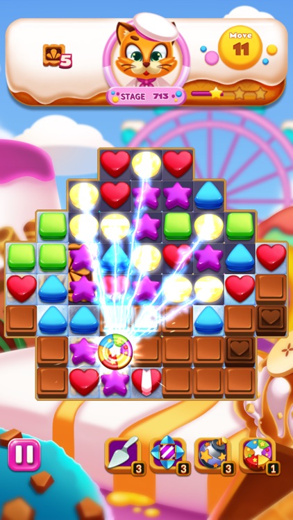 Sweet Cookie World - Match 3 screenshot-7