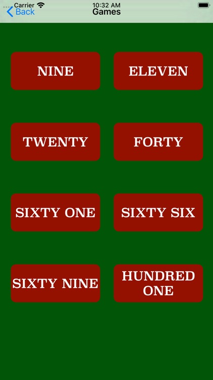 Numerical Card Games