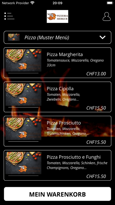Pizzeria Merkur Allschwil screenshot 2