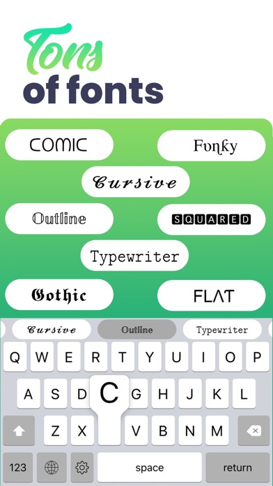 Fonts - Font & Symbol Keyboard screenshot 4