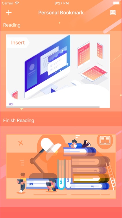 Personal Bookmark-Reading Aide