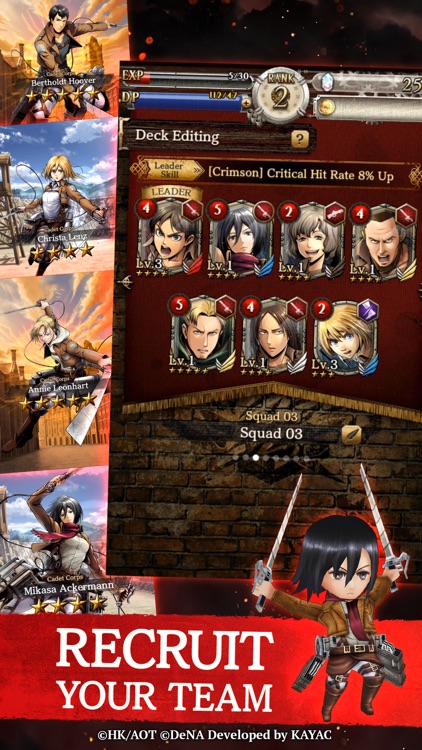 Attack on Titan TACTICS screenshot-4