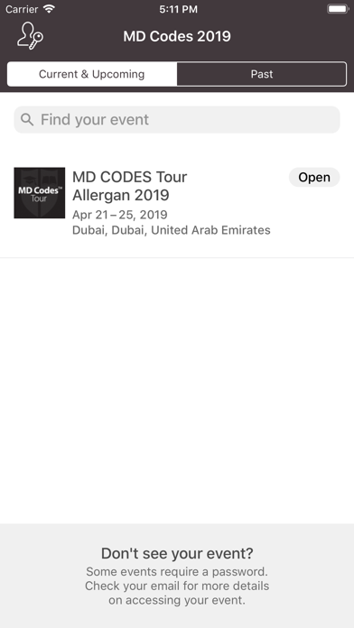 How to cancel & delete MD Codes Tour Allergan 2019 from iphone & ipad 1