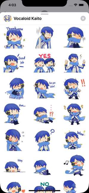 VOCALOID Kaito Stickers(圖2)-速報App