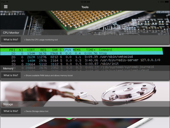 Lirum Device Info Lite - System Monitor screenshot