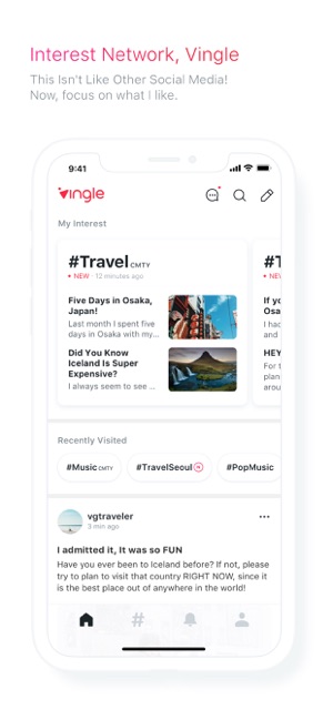 Vingle, Interest Network.