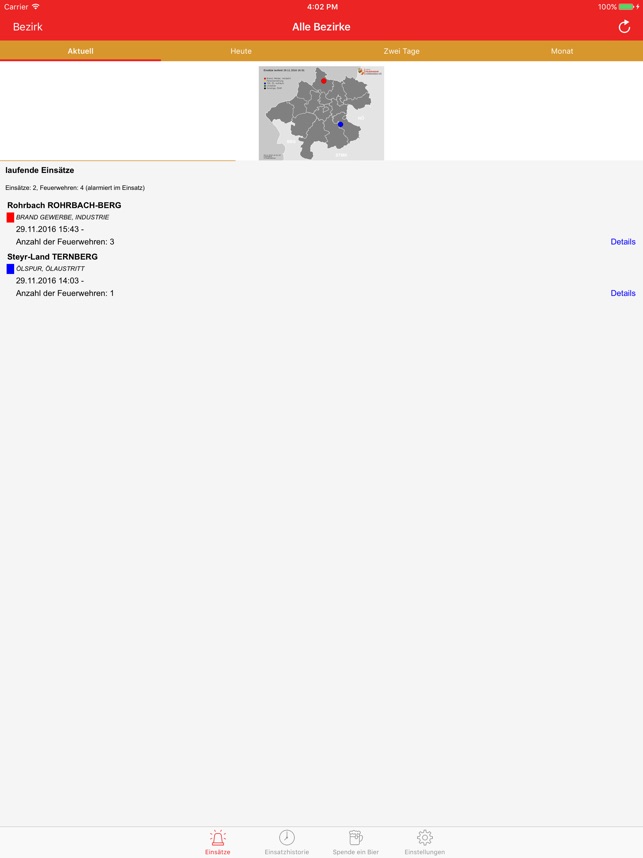 Feuerwehreinsatzinfos Oo Im App Store