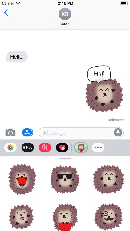 Hedgy Stickers screenshot-3