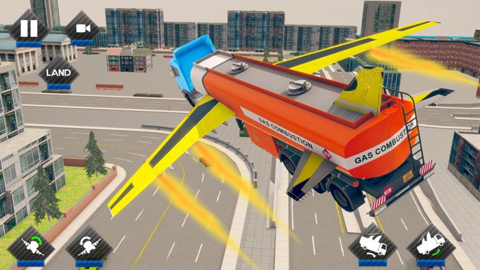 Futuristic Flying Truck Games