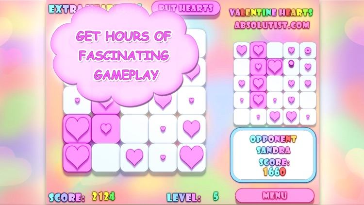 Valentine Hearts Collapse Game screenshot-3