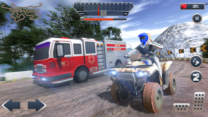 Внедорожный ATV Такси Велосипе