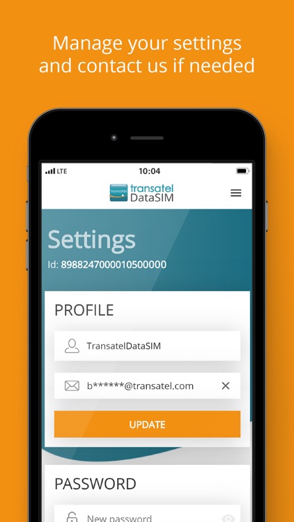 Transatel DataSIM selfcare screenshot-3
