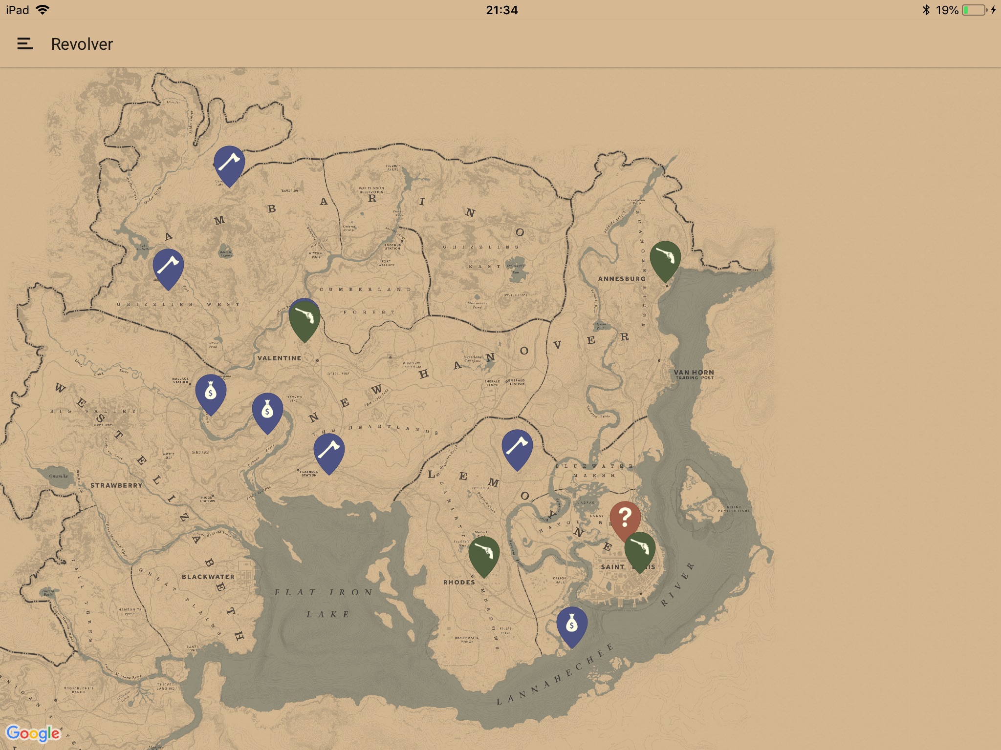 Unofficial Map for RDR2 screenshot 4