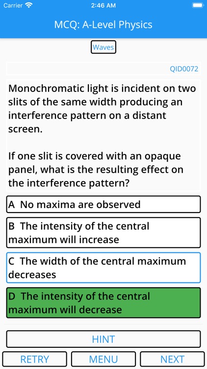 MCQ: Physics screenshot-3