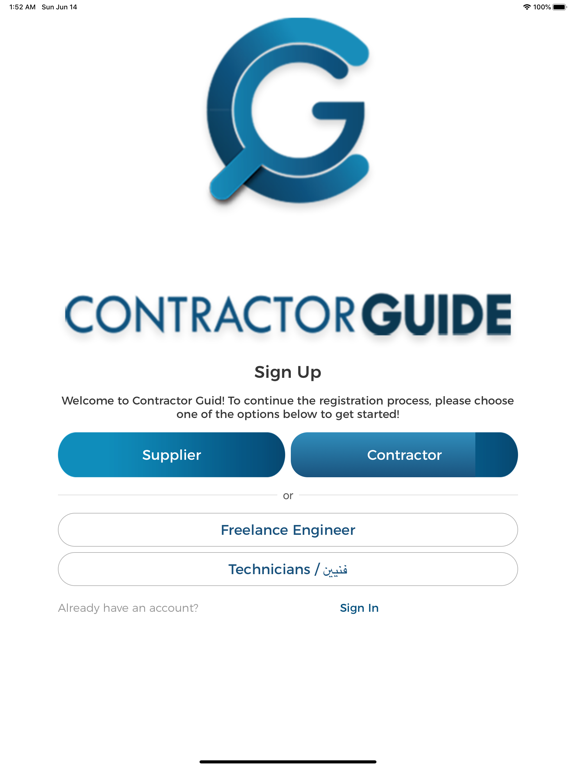 Contractor Guide screenshot 2